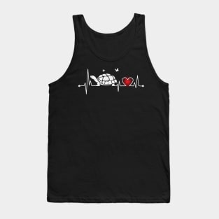 Turtle heartbeat Tank Top